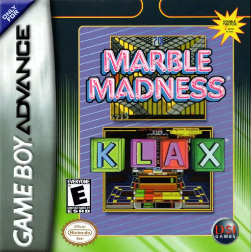 2 Games in One! - Marble Madness + Klax