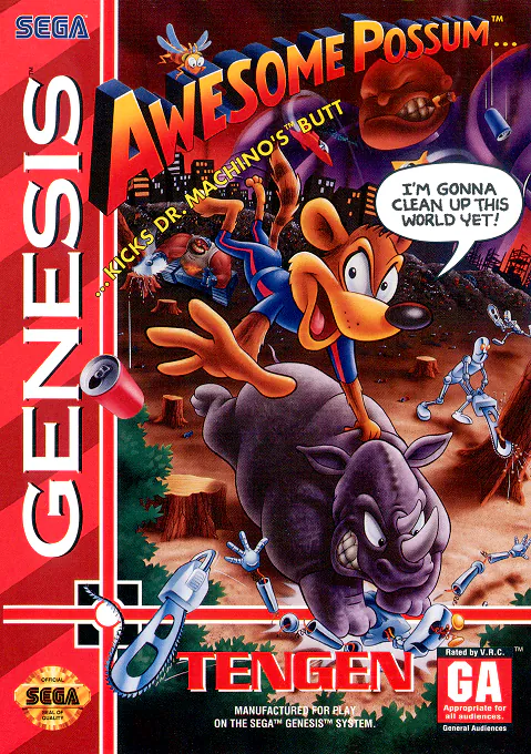 Awesome Possum Kicks Dr. Machino's Butt!