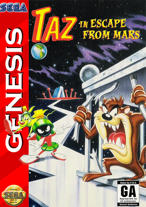 Escape From Mars Starring Taz