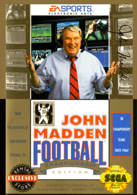John Madden Football '93 - Championship Edition