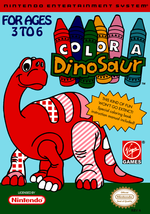 Color A Dinosaur