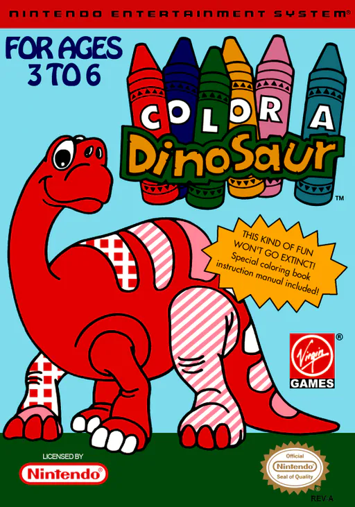Color A Dinosaur