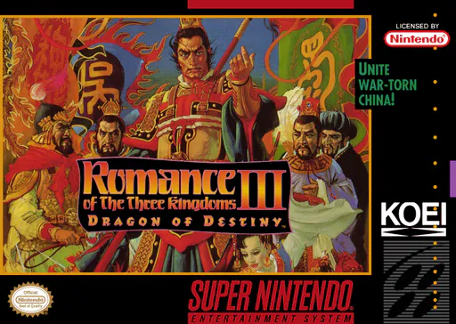 Romance of the Three Kingdoms III - Dragon of Destiny